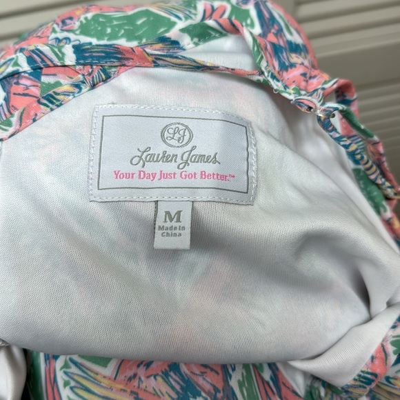 Lauren James Parrot Bird Dress Size Medium - Picture 4 of 4